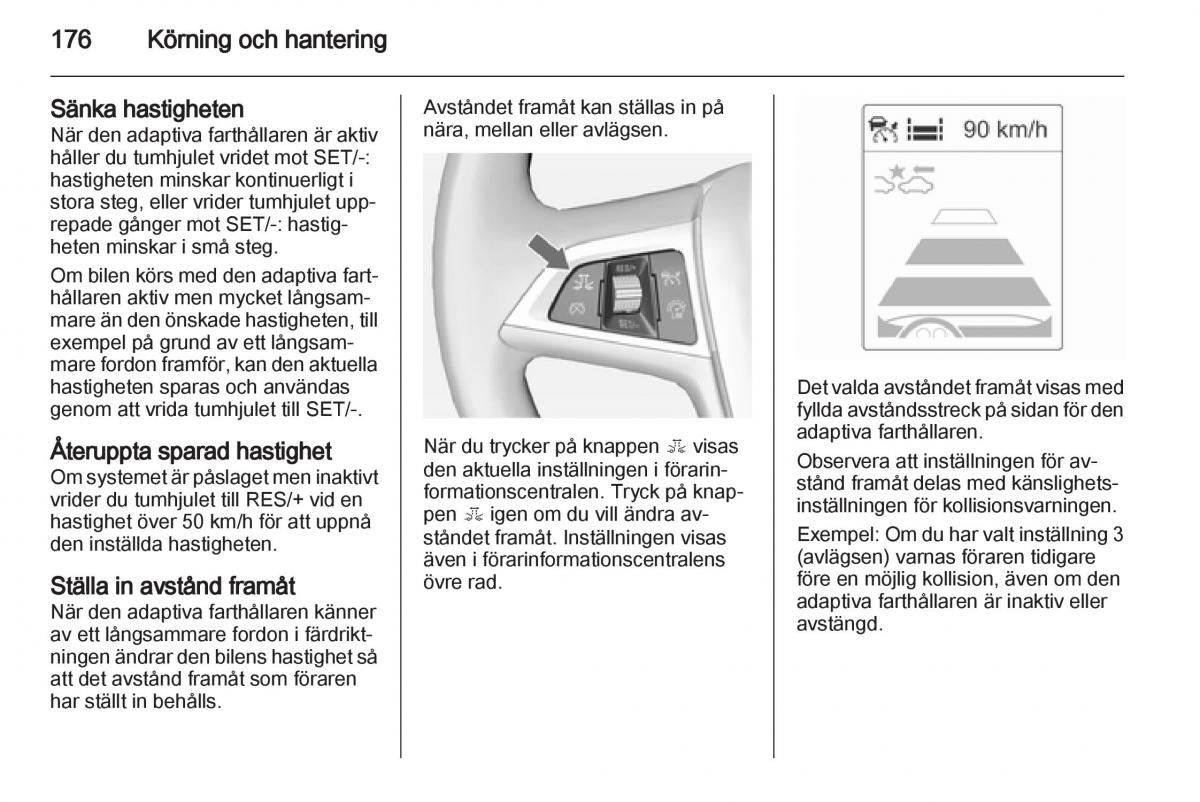 Opel Astra J IV 4 instruktionsbok / page 178