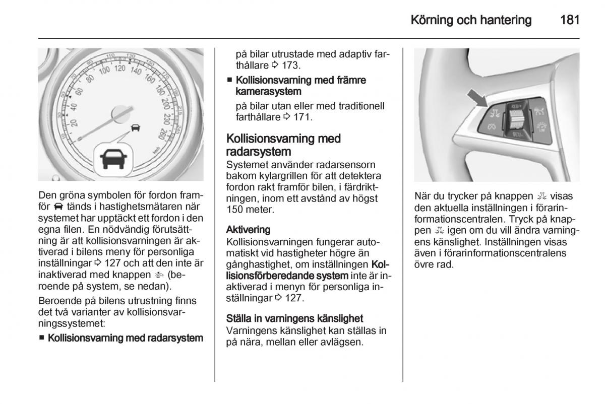 Opel Astra J IV 4 instruktionsbok / page 183