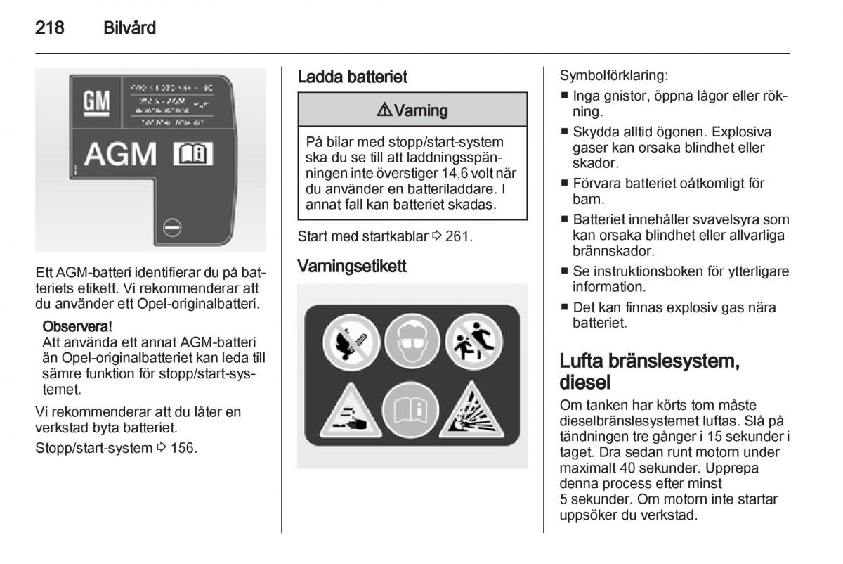 Opel Astra J IV 4 instruktionsbok / page 220