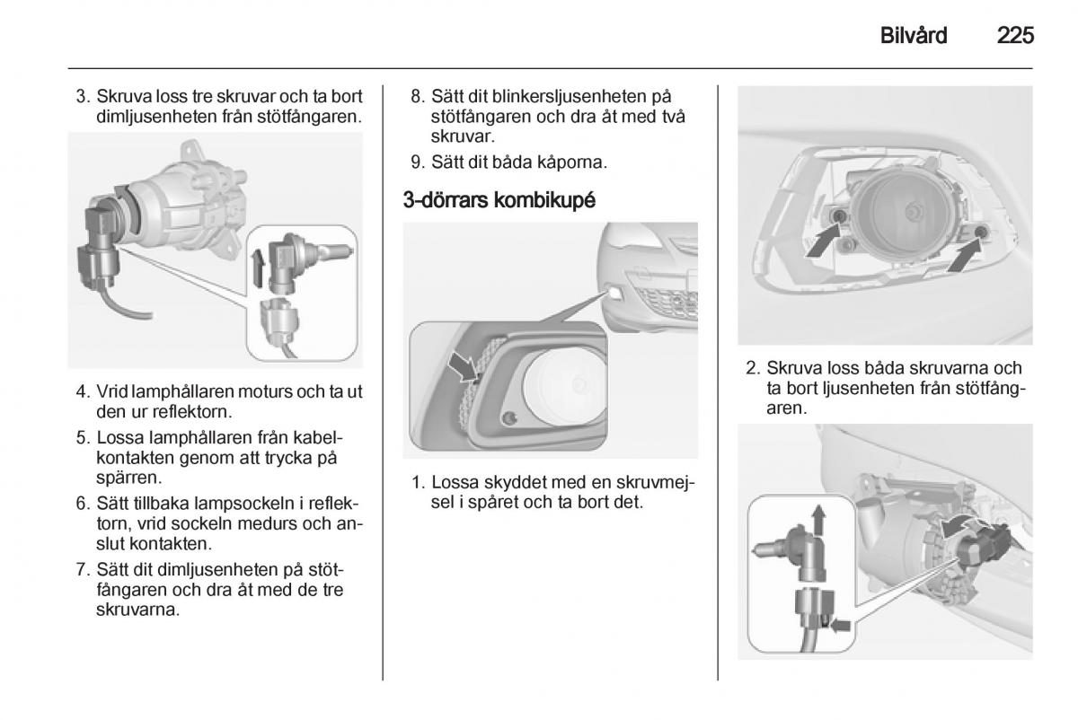 Opel Astra J IV 4 instruktionsbok / page 227