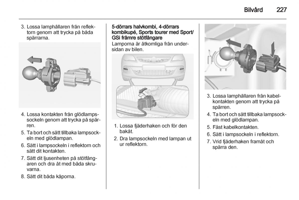 Opel Astra J IV 4 instruktionsbok / page 229