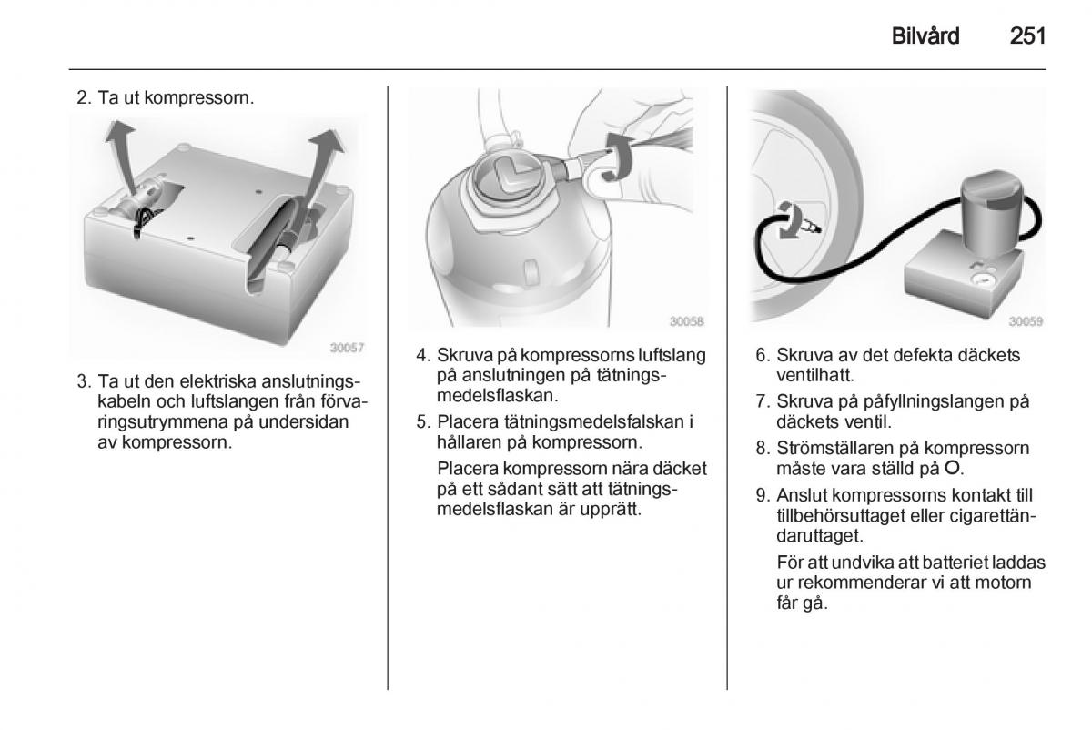 Opel Astra J IV 4 instruktionsbok / page 253