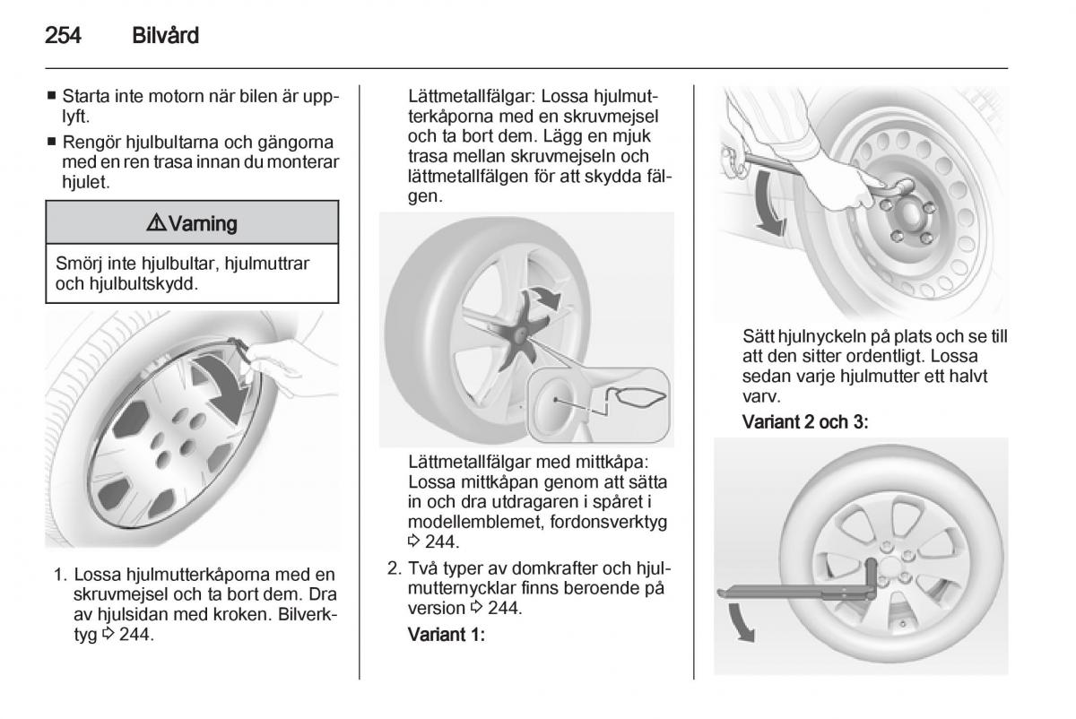 Opel Astra J IV 4 instruktionsbok / page 256