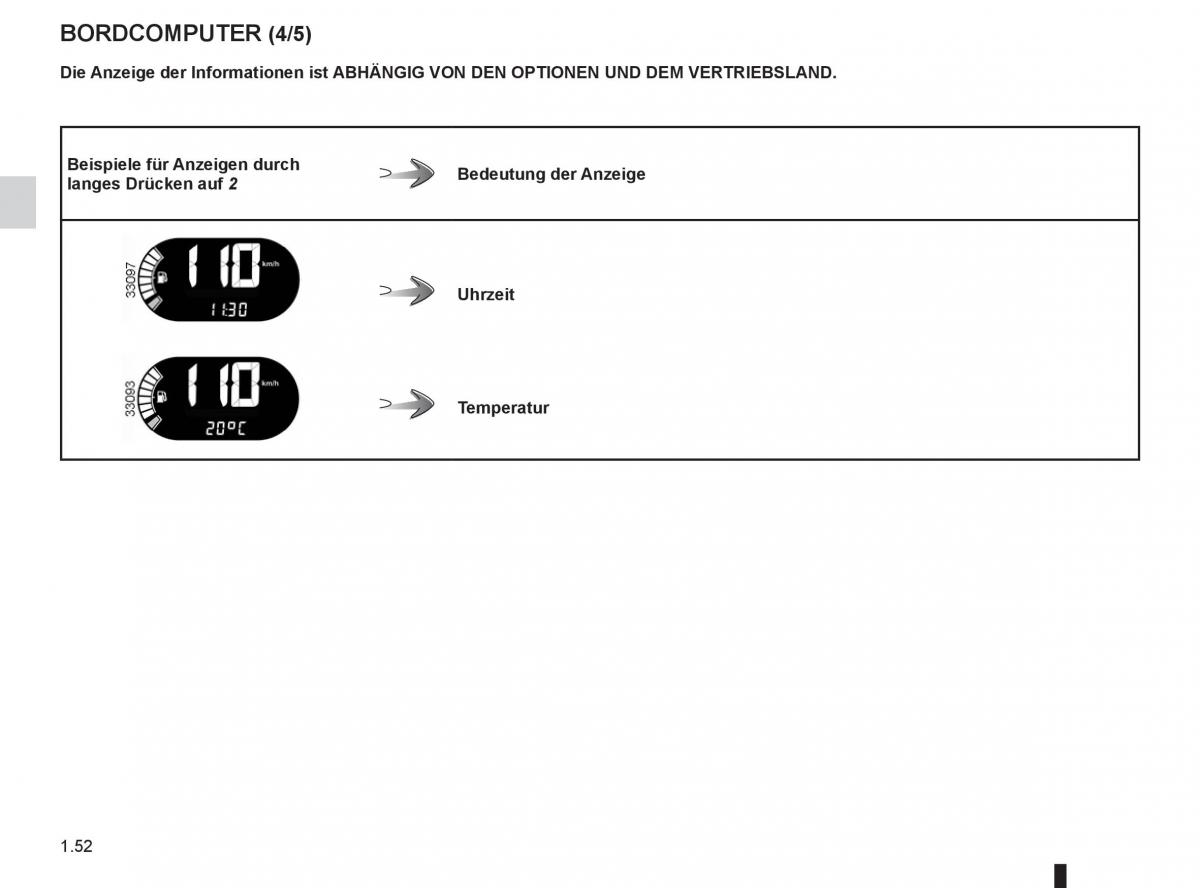 Renault Twingo II 2 Handbuch / page 58