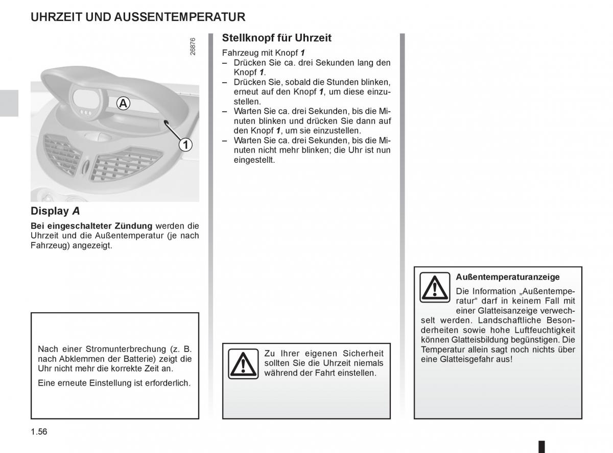 Renault Twingo II 2 Handbuch / page 62