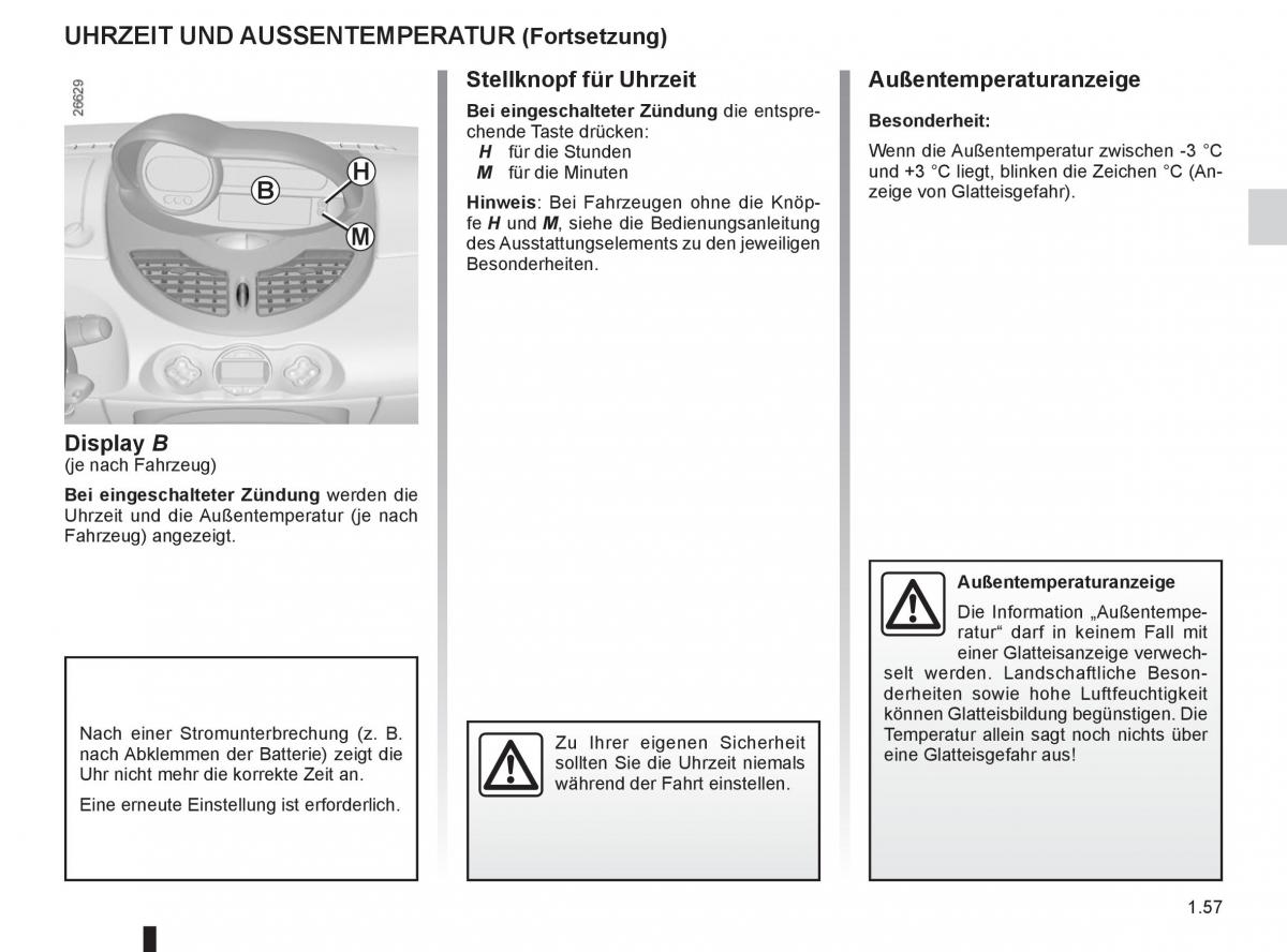 Renault Twingo II 2 Handbuch / page 63