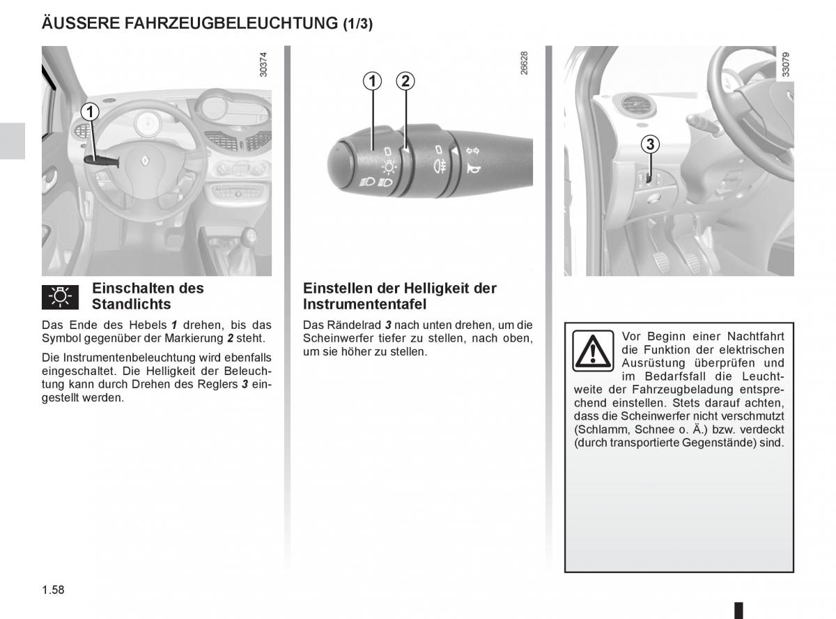 Renault Twingo II 2 Handbuch / page 64