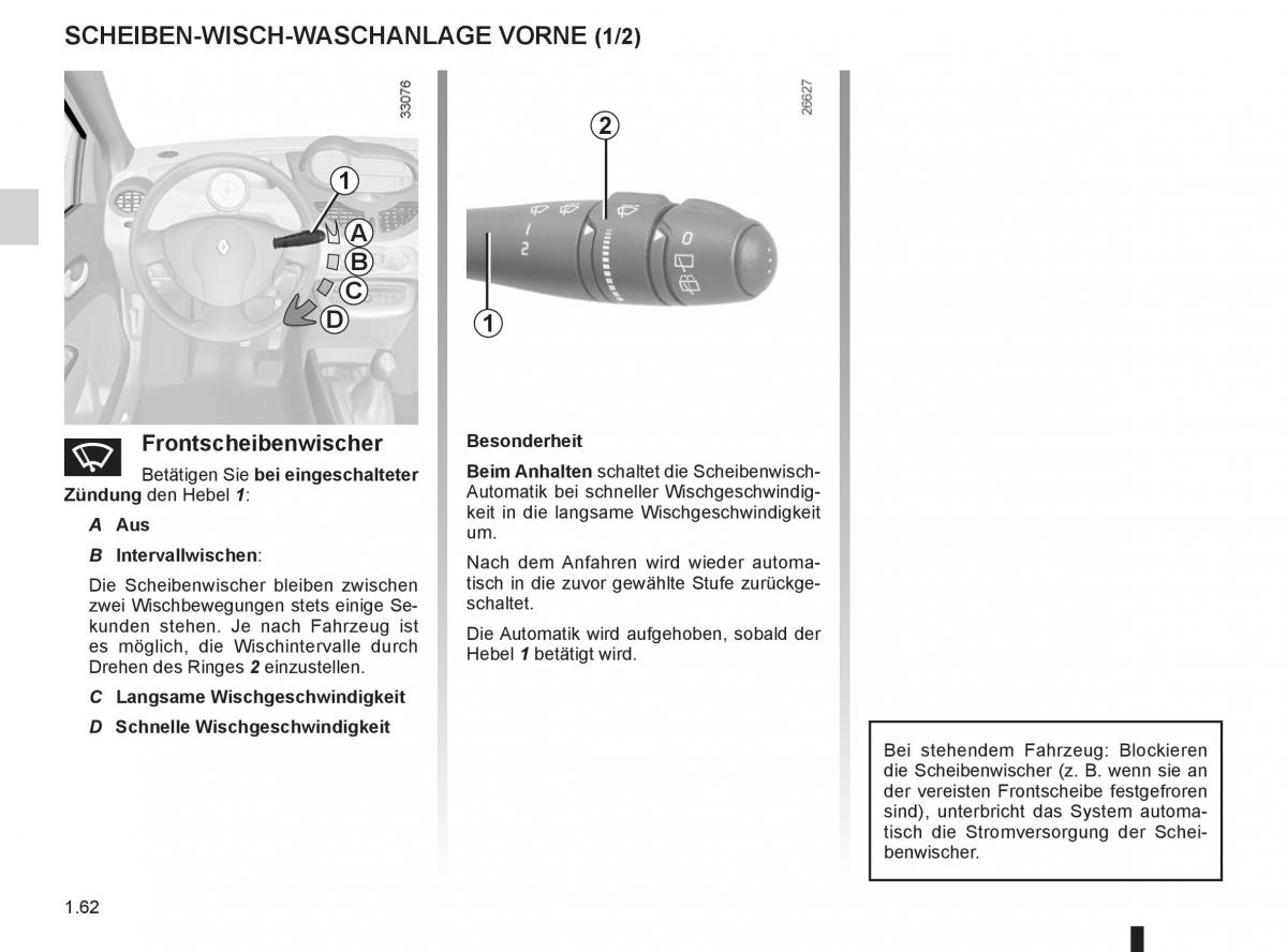 Renault Twingo II 2 Handbuch / page 68