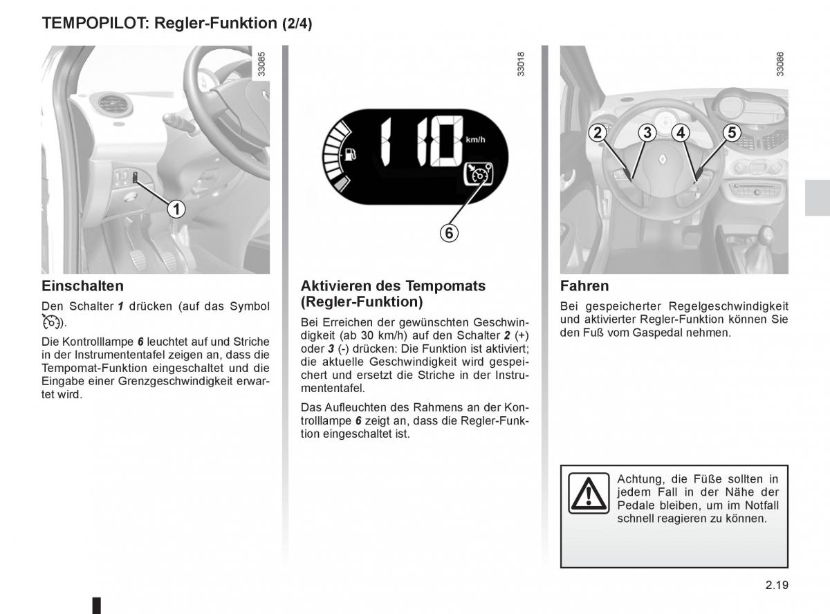 Renault Twingo II 2 Handbuch / page 91