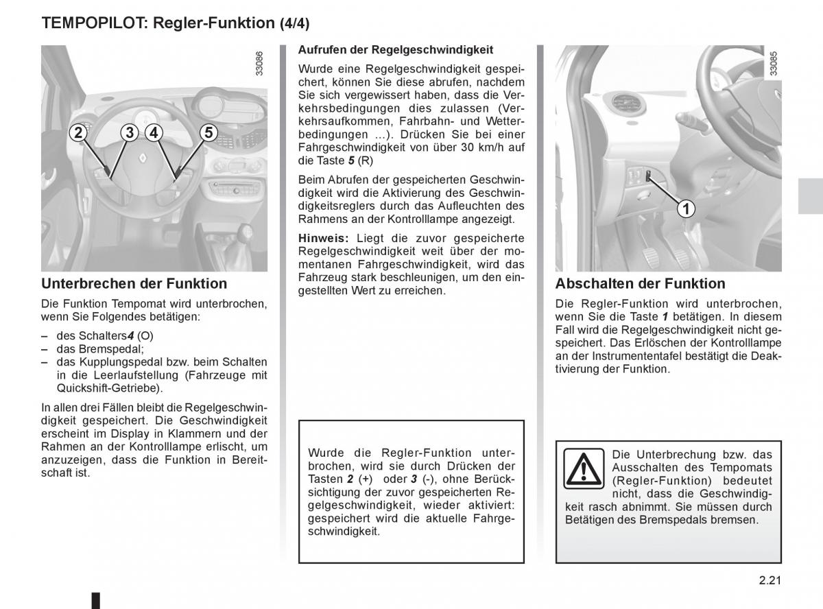 Renault Twingo II 2 Handbuch / page 93