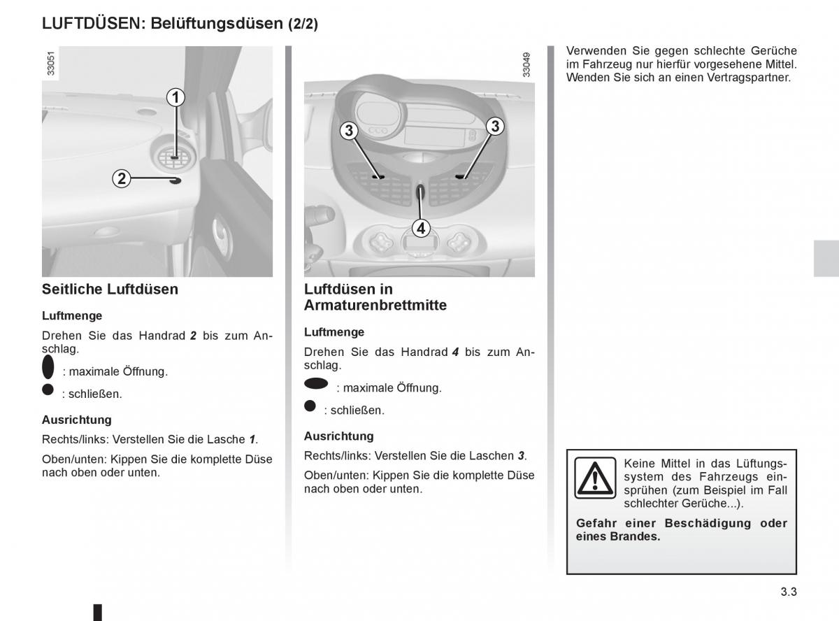 Renault Twingo II 2 Handbuch / page 101