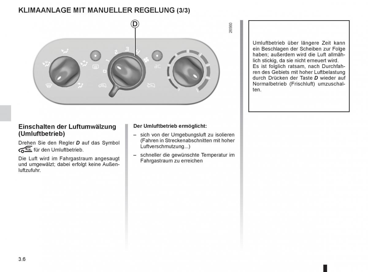 Renault Twingo II 2 Handbuch / page 104