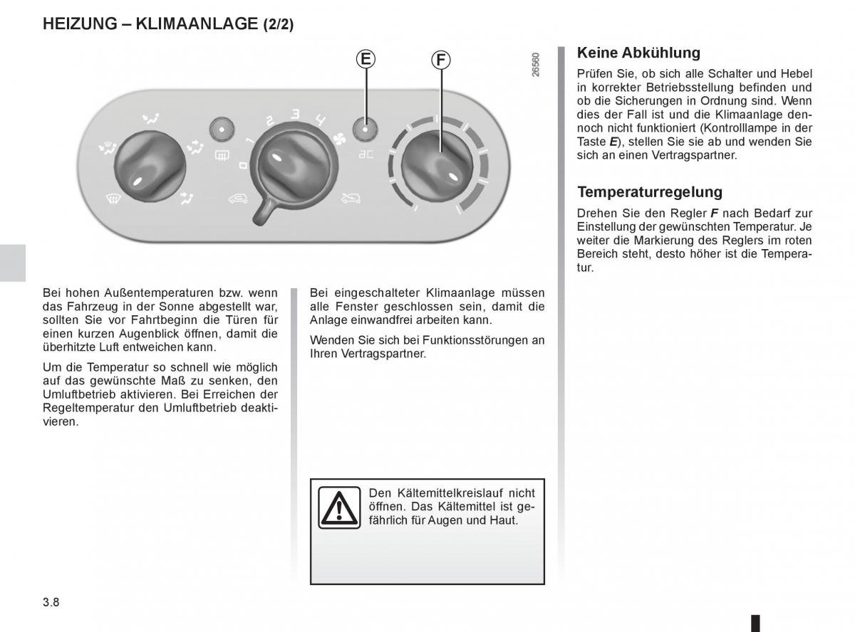 Renault Twingo II 2 Handbuch / page 106