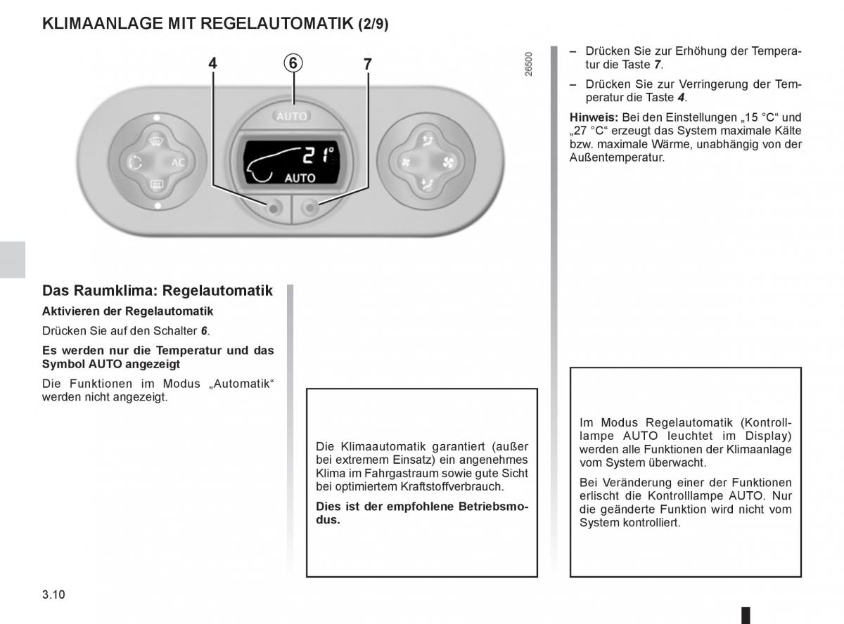 Renault Twingo II 2 Handbuch / page 108