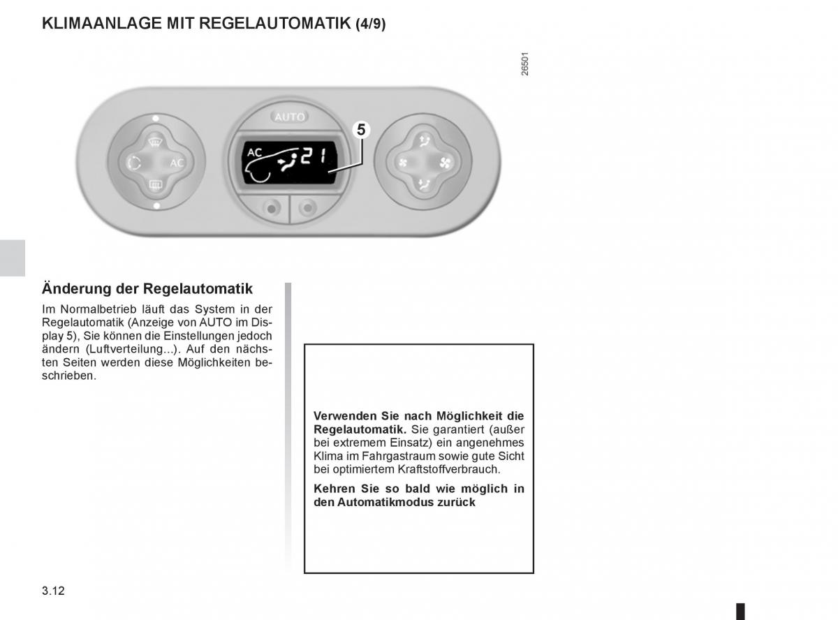 Renault Twingo II 2 Handbuch / page 110