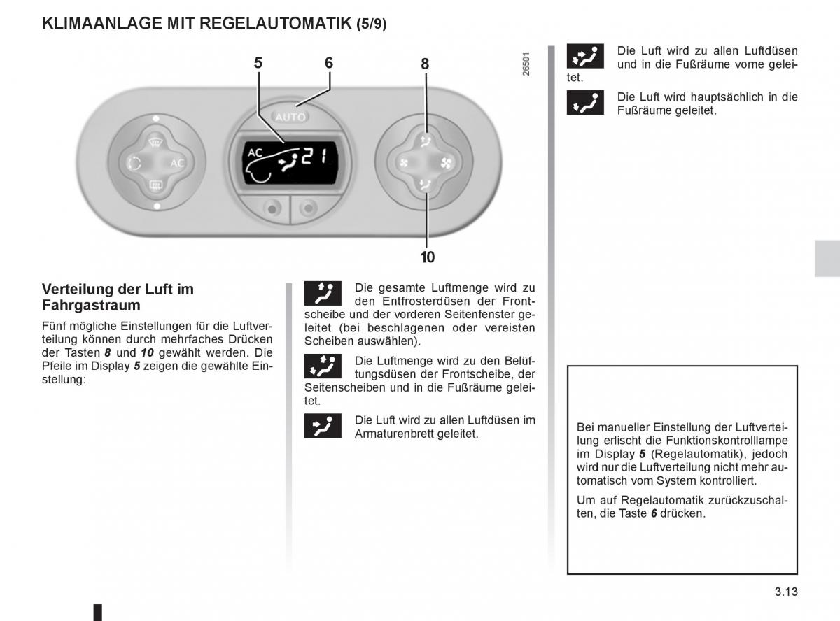 Renault Twingo II 2 Handbuch / page 111