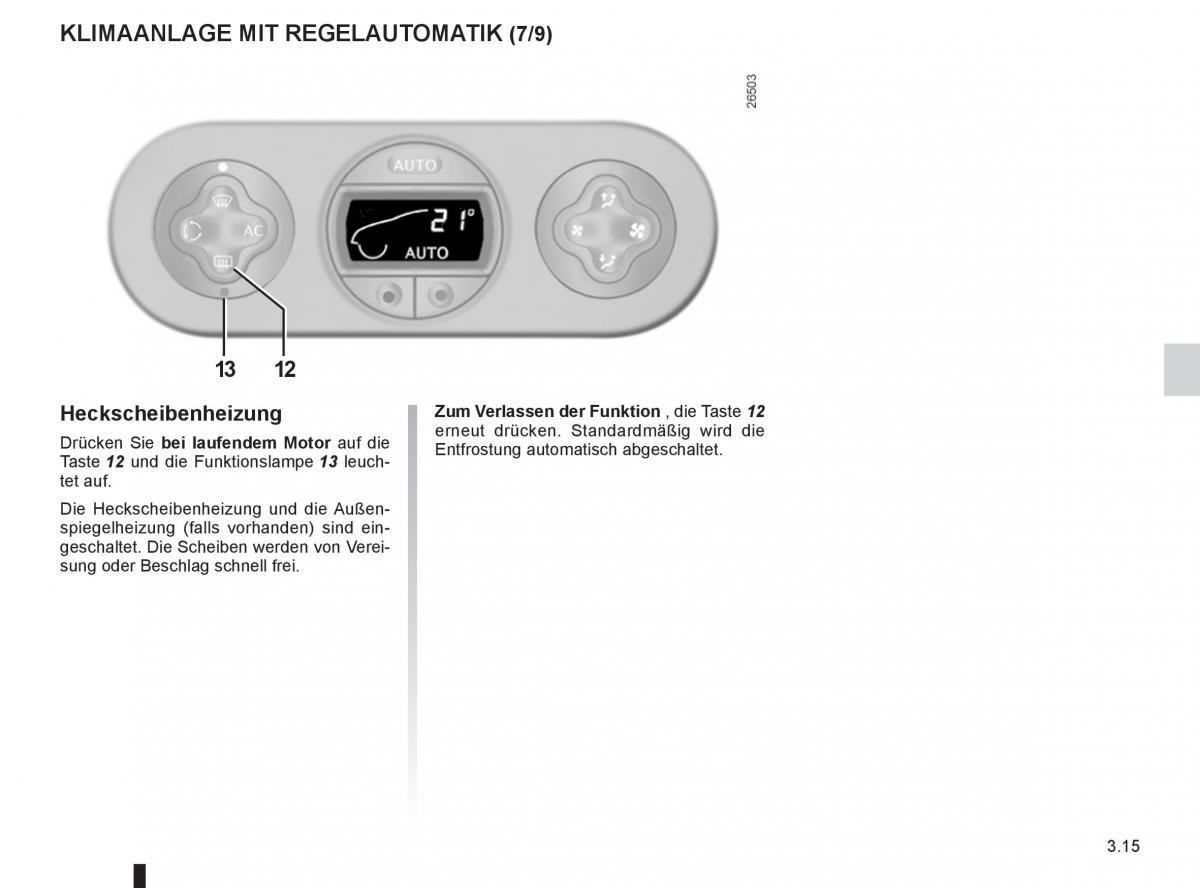 Renault Twingo II 2 Handbuch / page 113