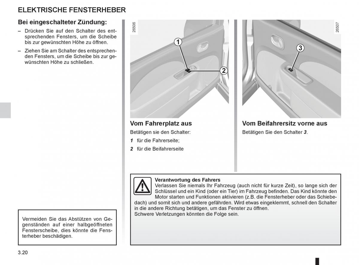 Renault Twingo II 2 Handbuch / page 118