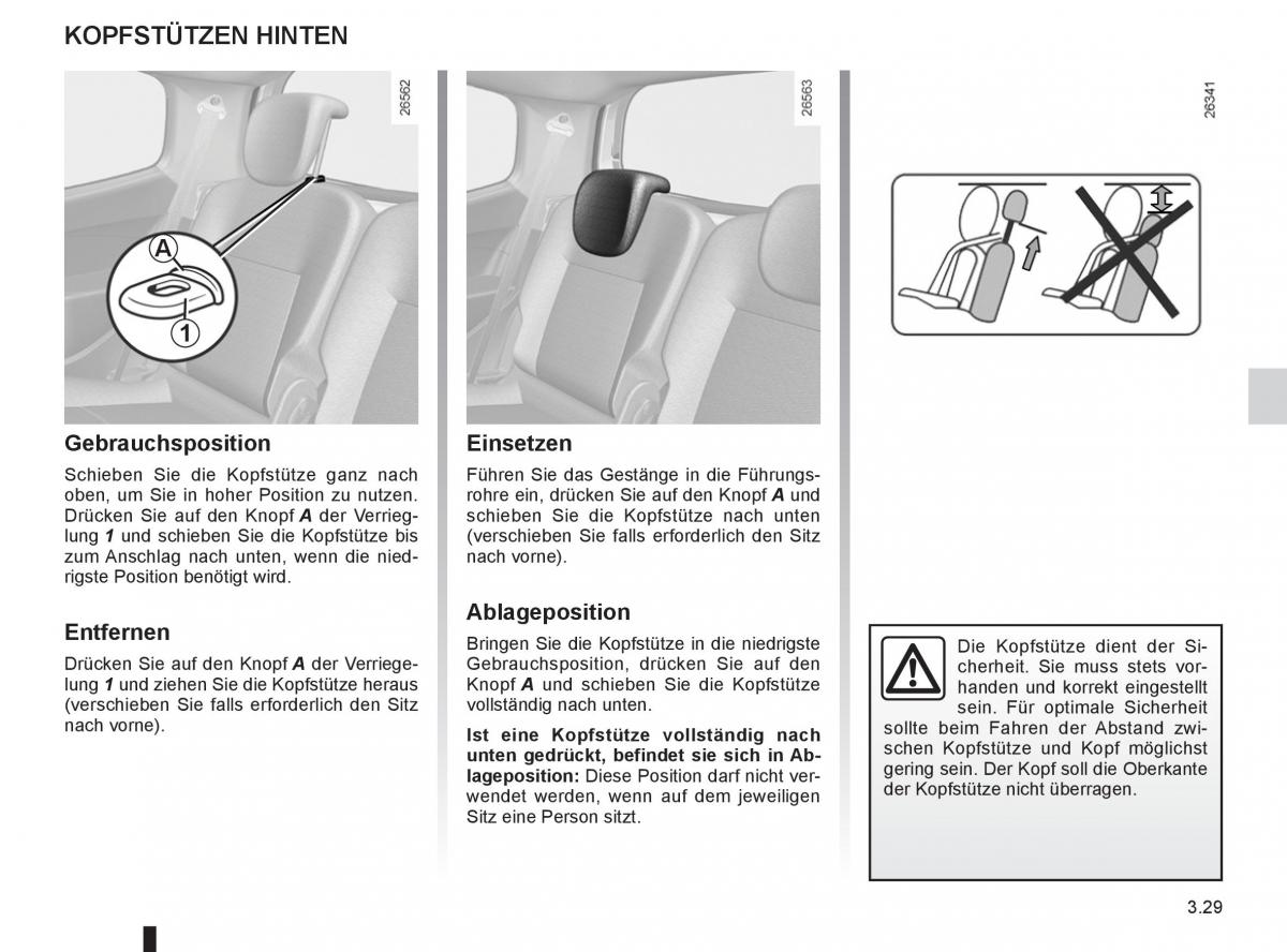 Renault Twingo II 2 Handbuch / page 127