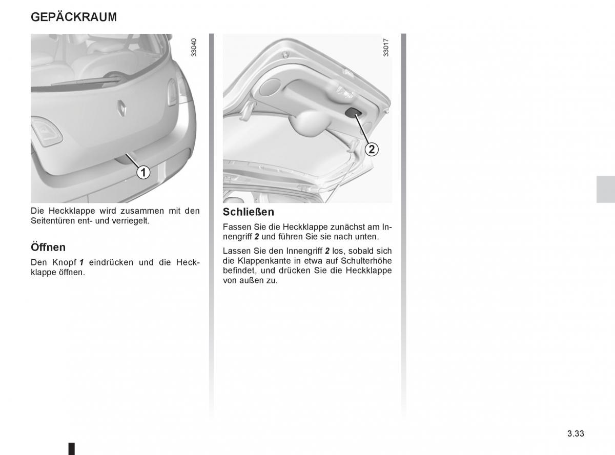 Renault Twingo II 2 Handbuch / page 131