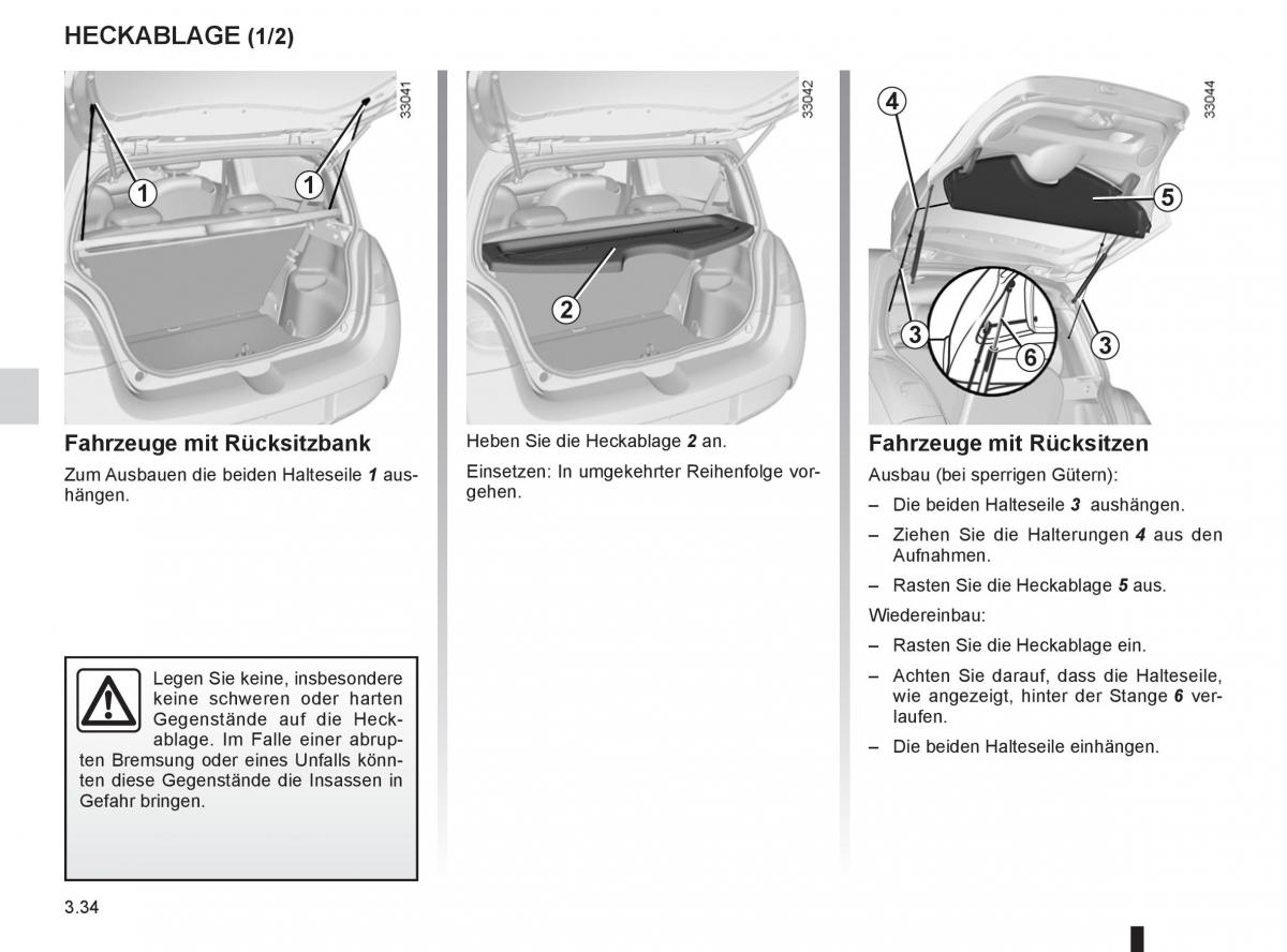 Renault Twingo II 2 Handbuch / page 132