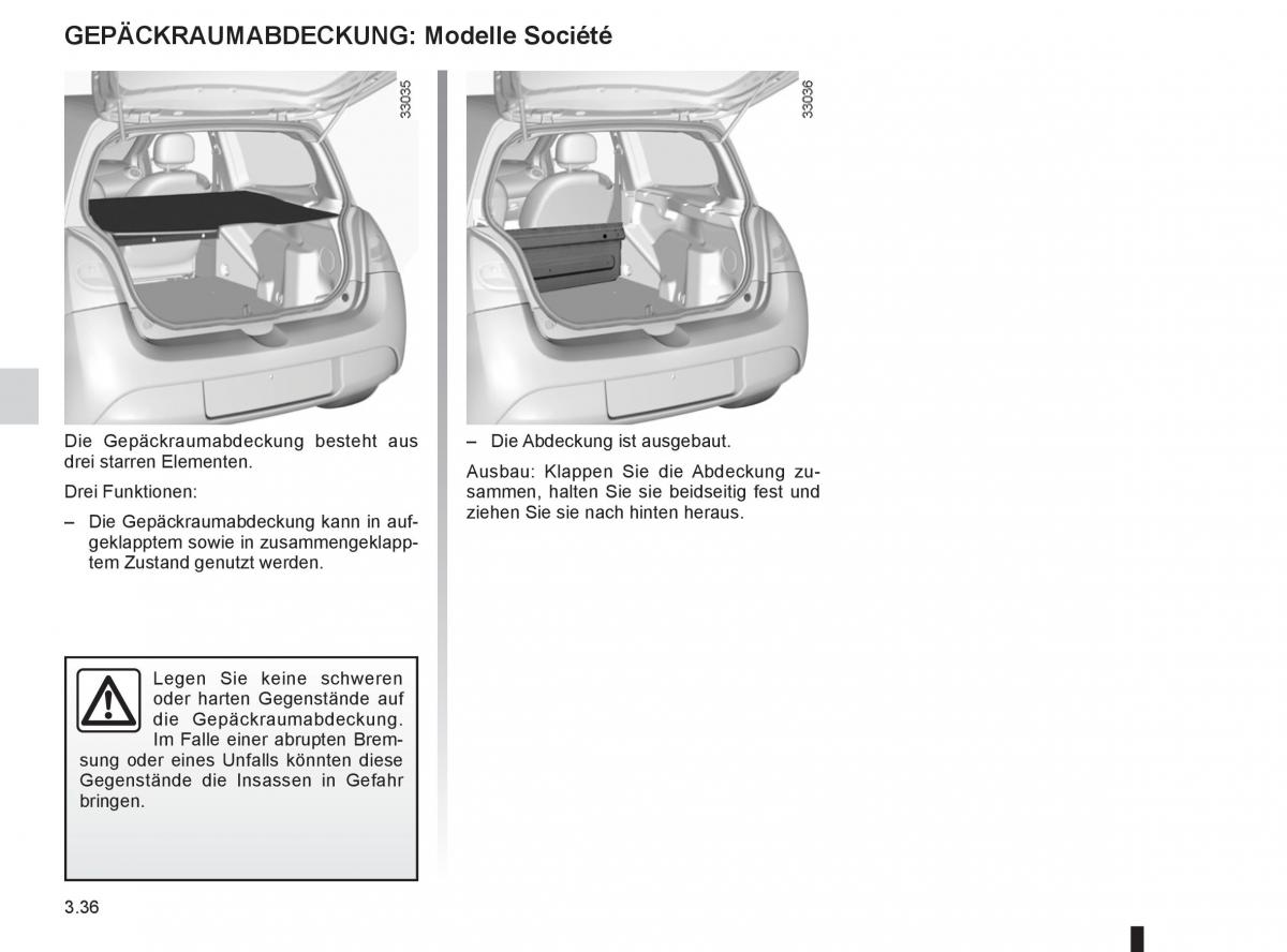 Renault Twingo II 2 Handbuch / page 134