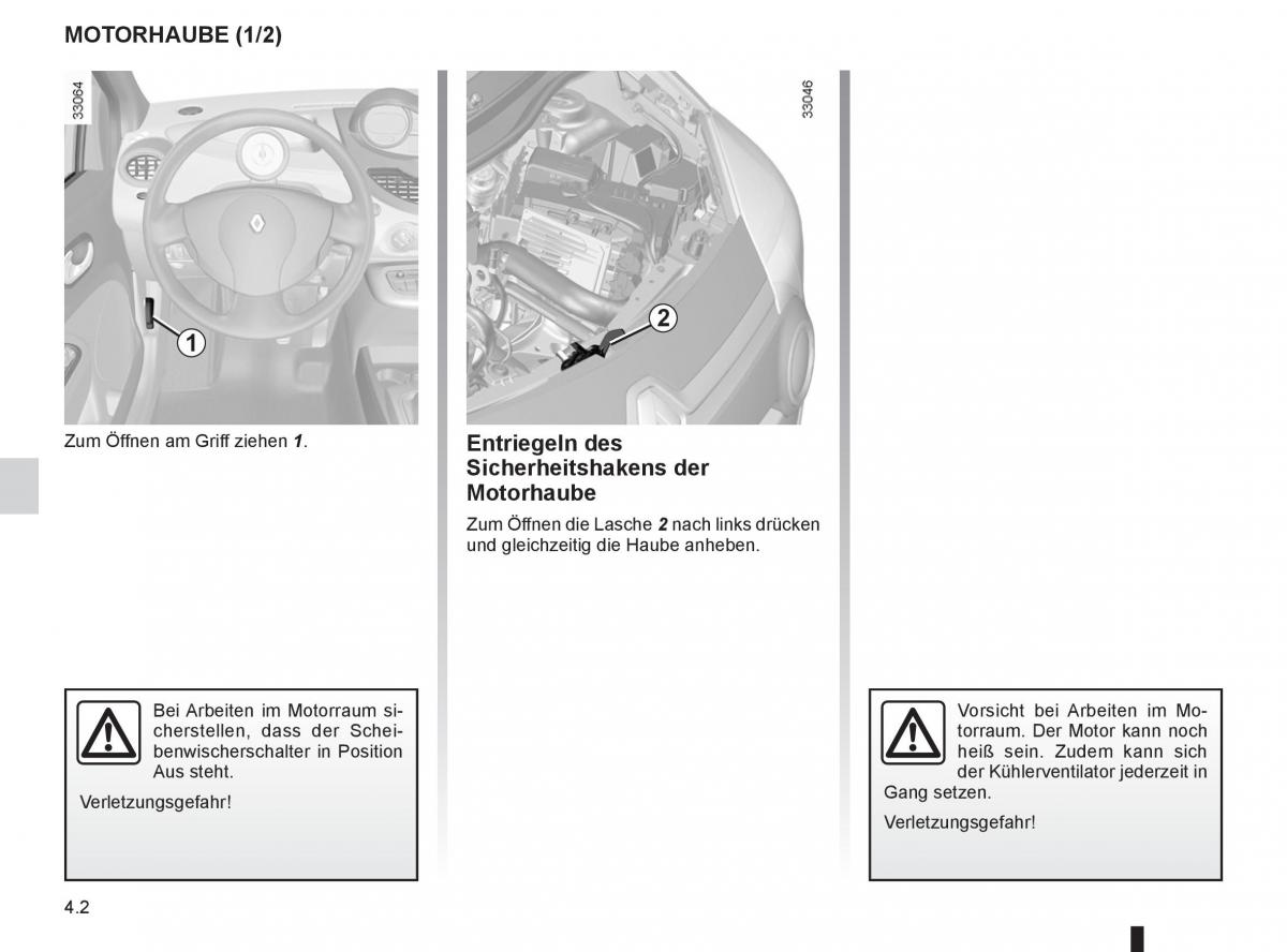 Renault Twingo II 2 Handbuch / page 140