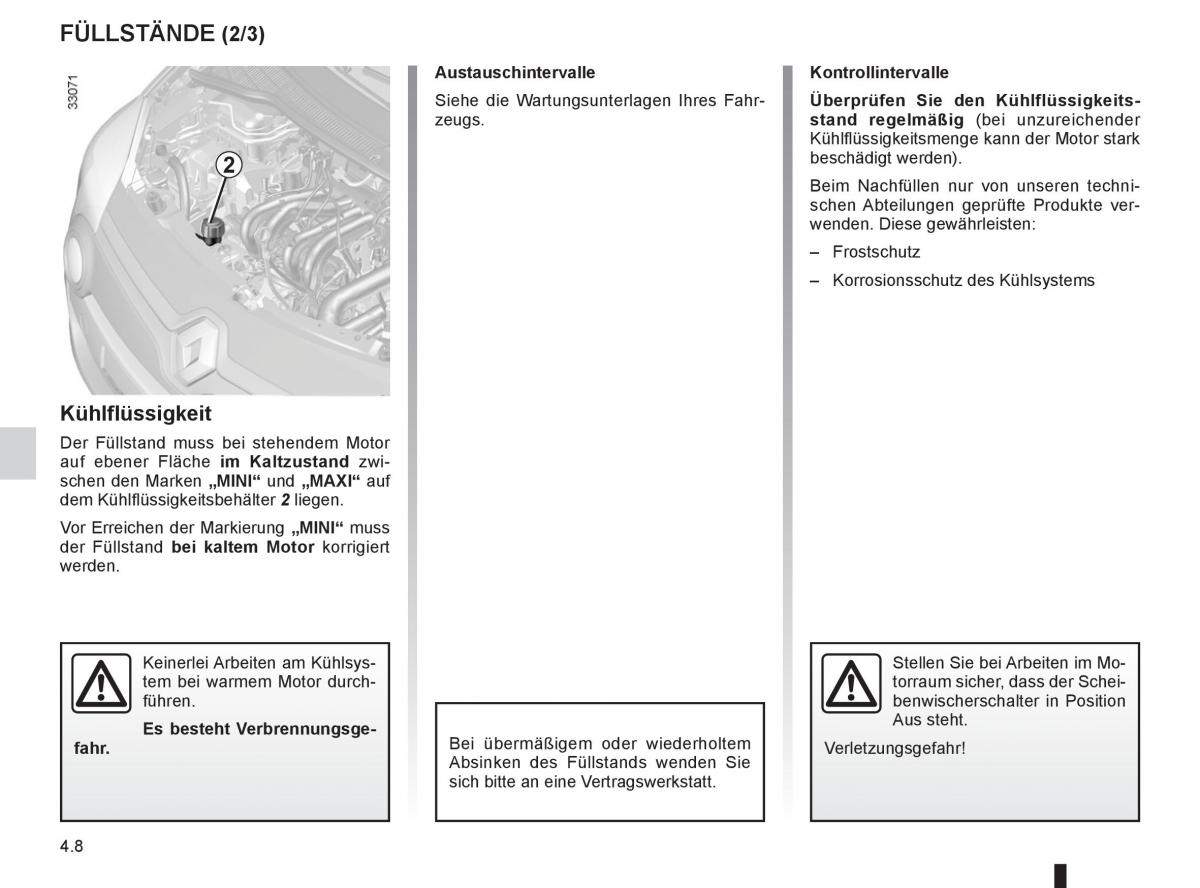 Renault Twingo II 2 Handbuch / page 146