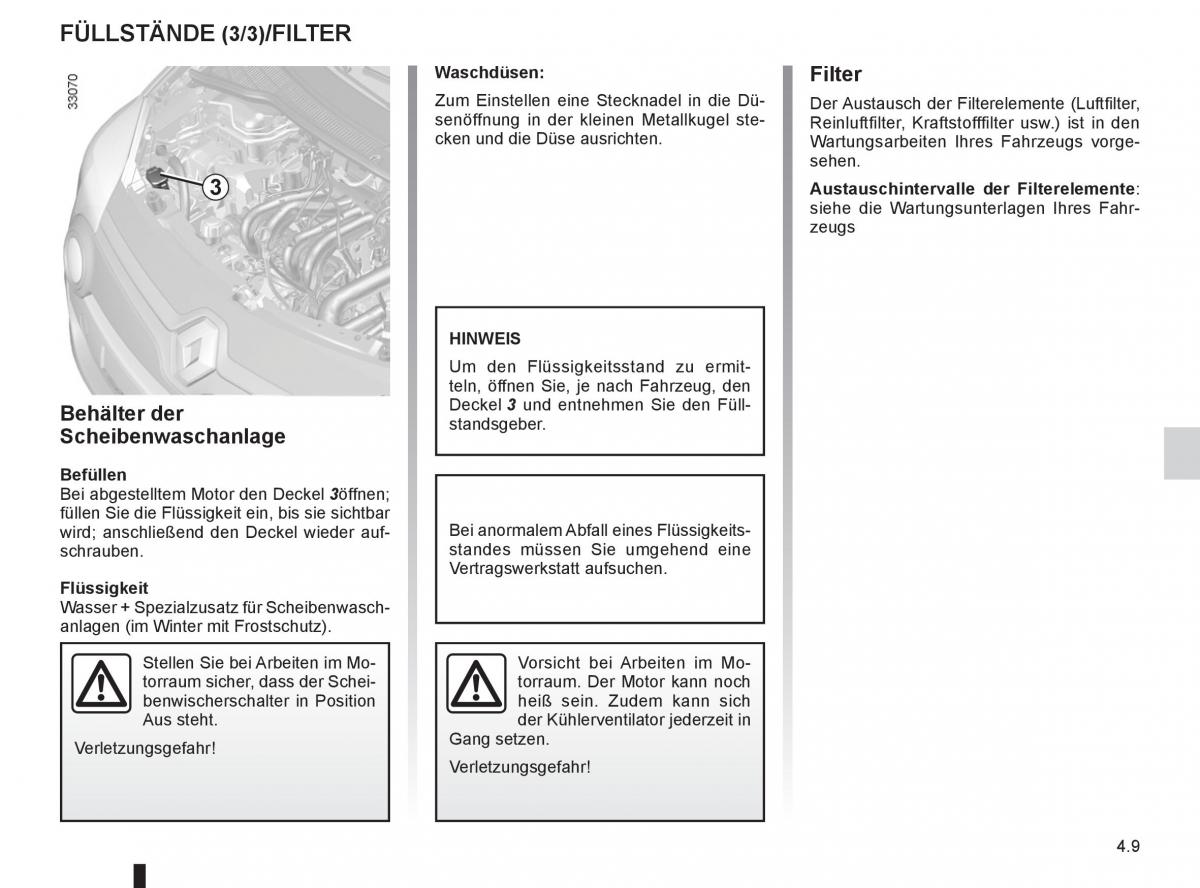 Renault Twingo II 2 Handbuch / page 147