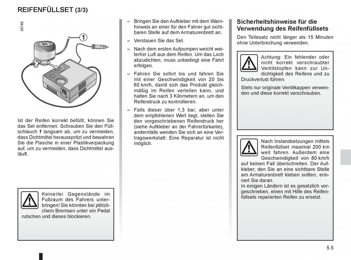 Renault Twingo II 2 Handbuch / page 159