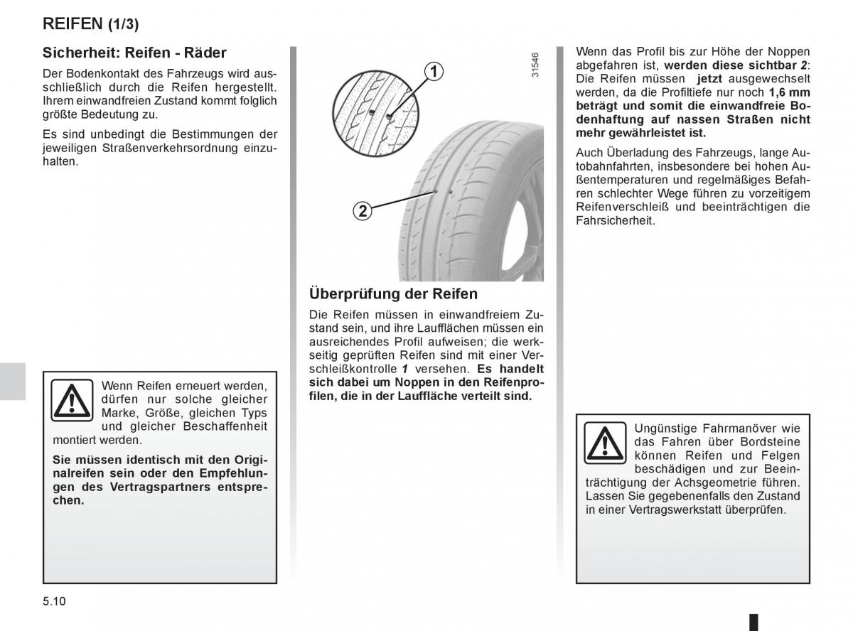 Renault Twingo II 2 Handbuch / page 164