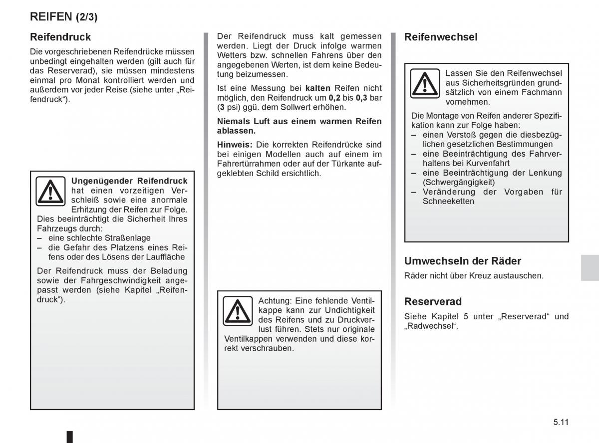 Renault Twingo II 2 Handbuch / page 165