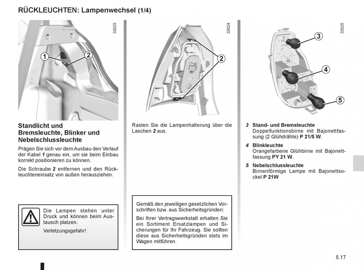 Renault Twingo II 2 Handbuch / page 171