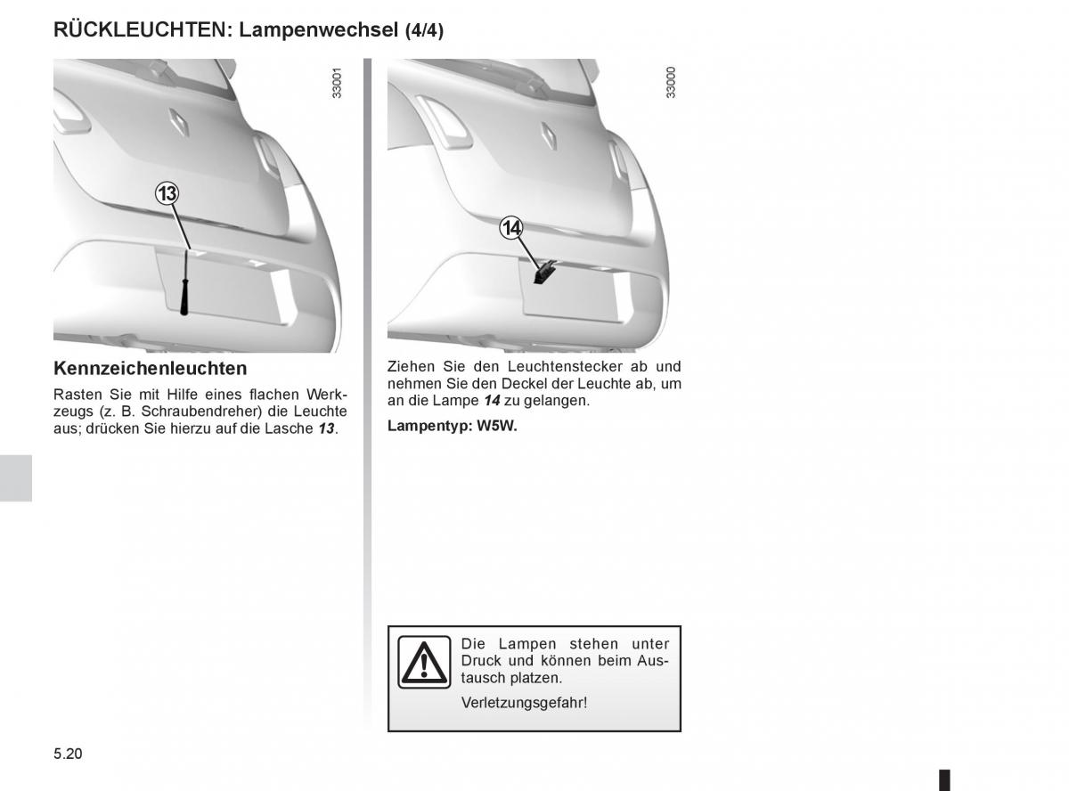 Renault Twingo II 2 Handbuch / page 174