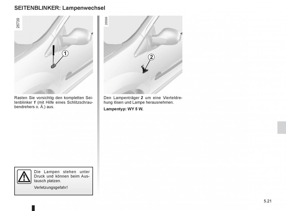 Renault Twingo II 2 Handbuch / page 175