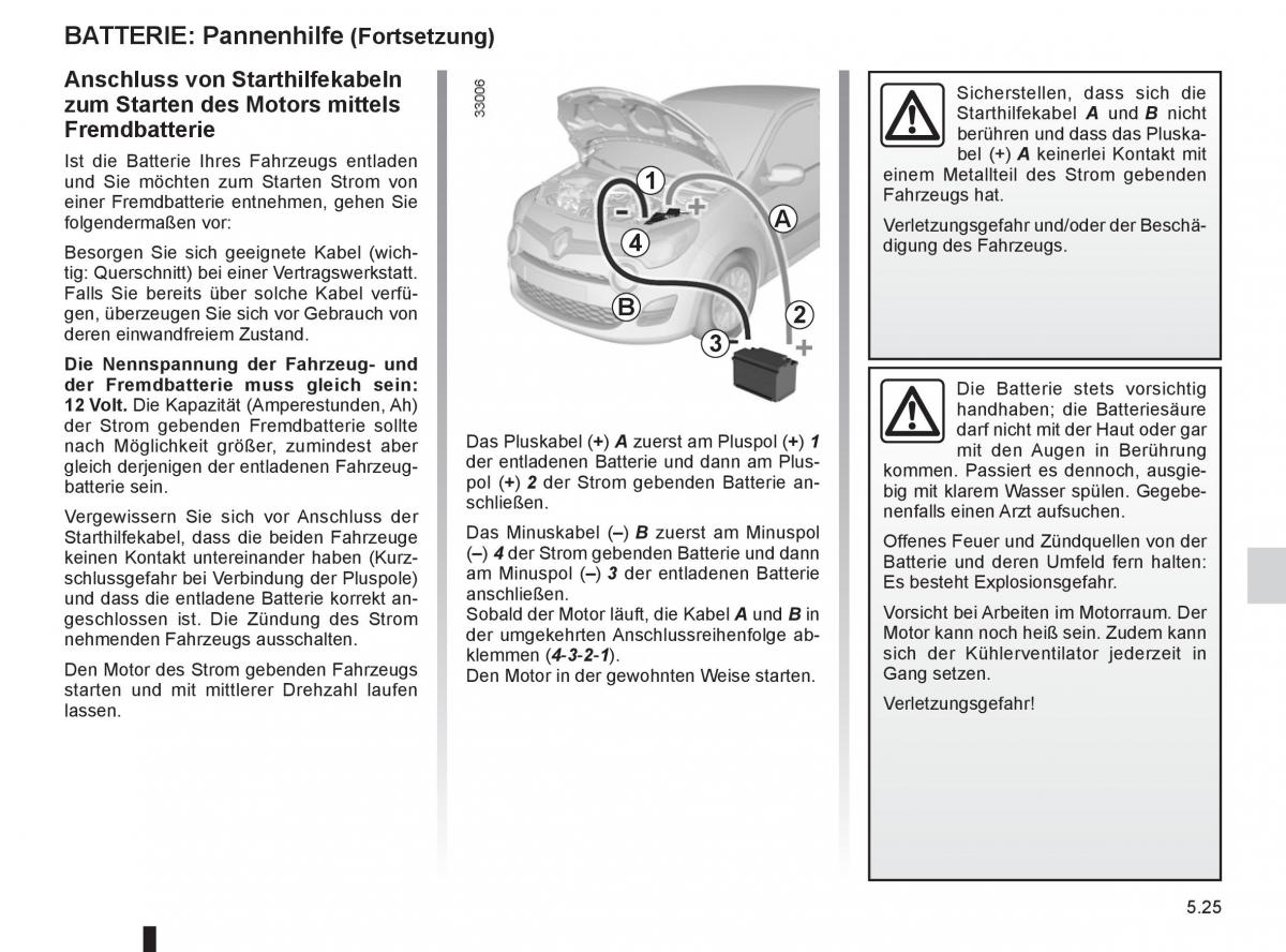 Renault Twingo II 2 Handbuch / page 179