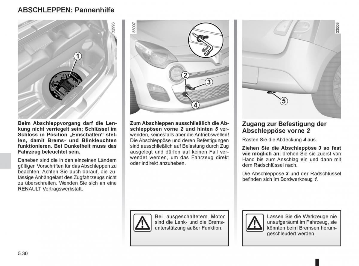 Renault Twingo II 2 Handbuch / page 184