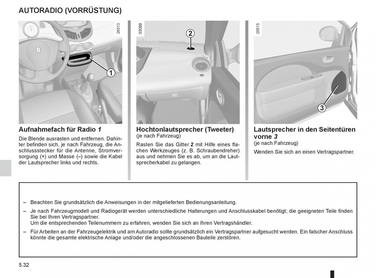 Renault Twingo II 2 Handbuch / page 186