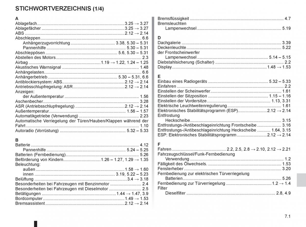 Renault Twingo II 2 Handbuch / page 213