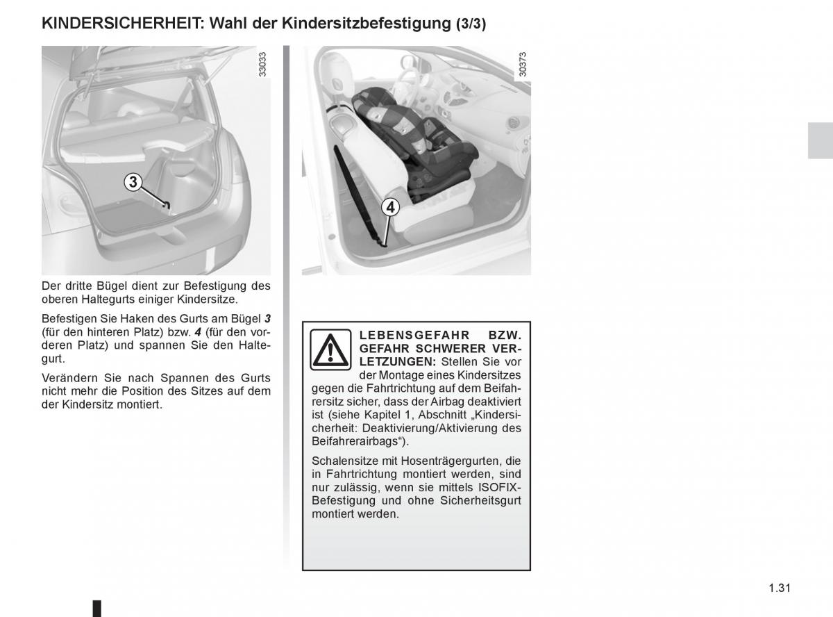 Renault Twingo II 2 Handbuch / page 37