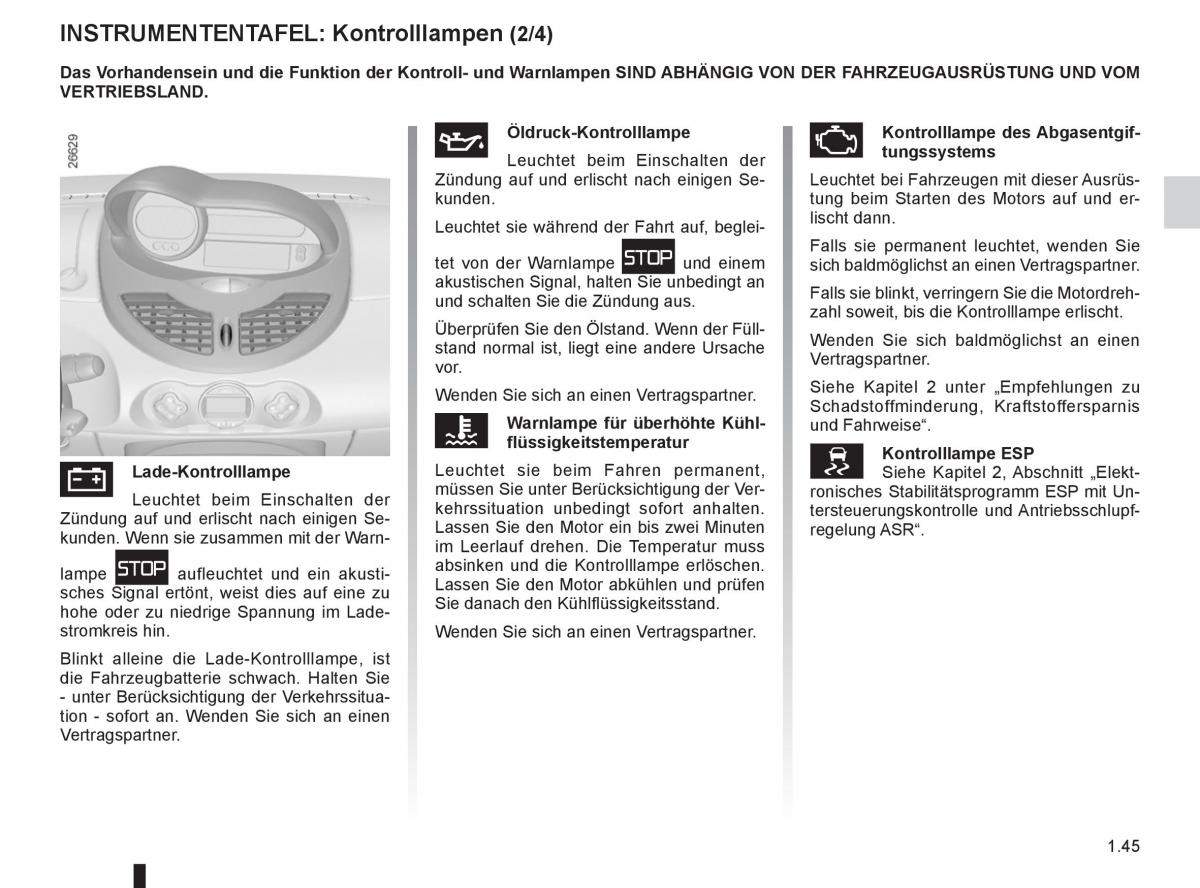 Renault Twingo II 2 Handbuch / page 51