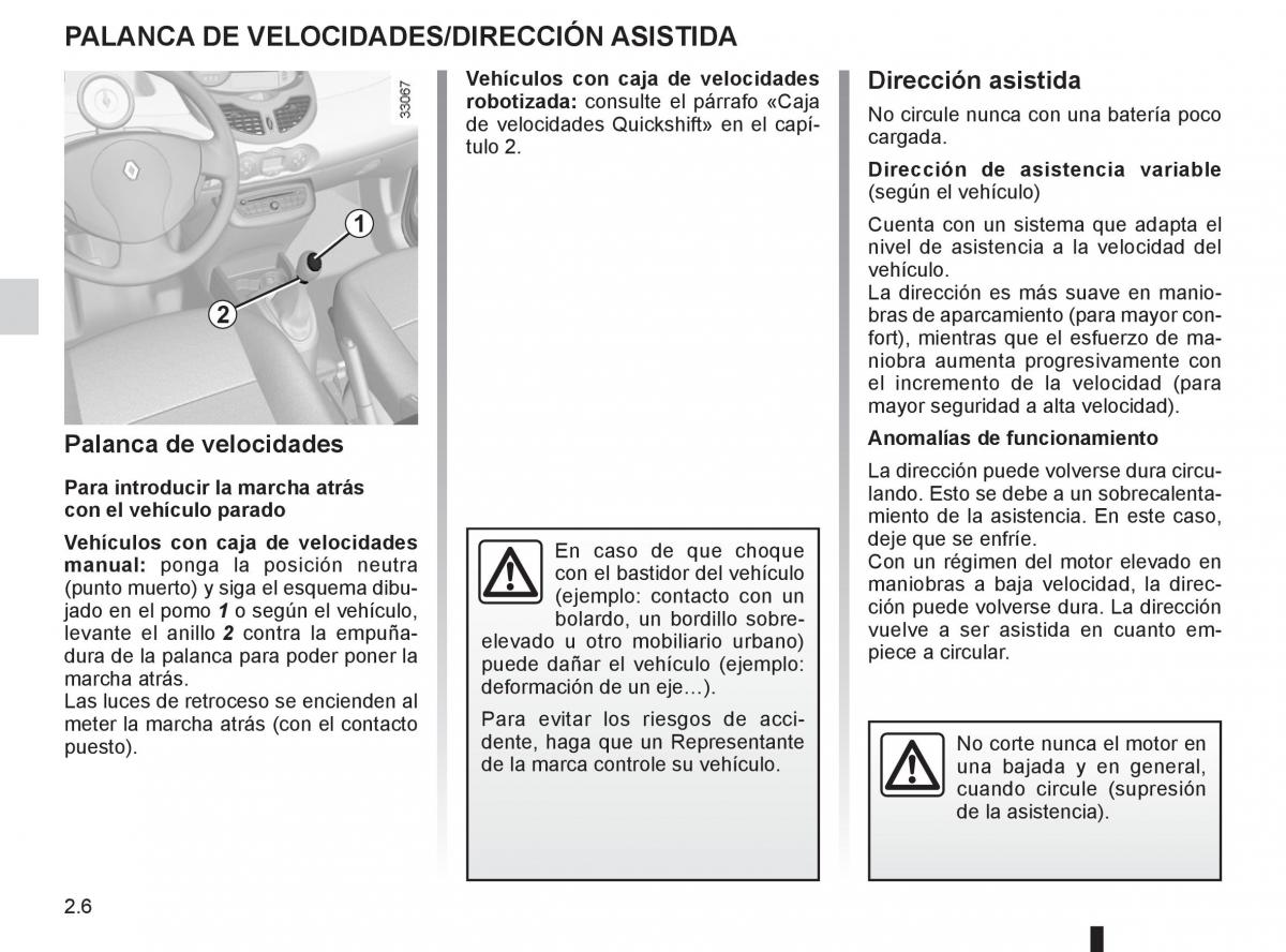 Renault Twingo II 2 manual del propietario / page 78