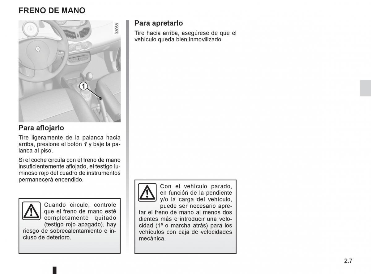 Renault Twingo II 2 manual del propietario / page 79