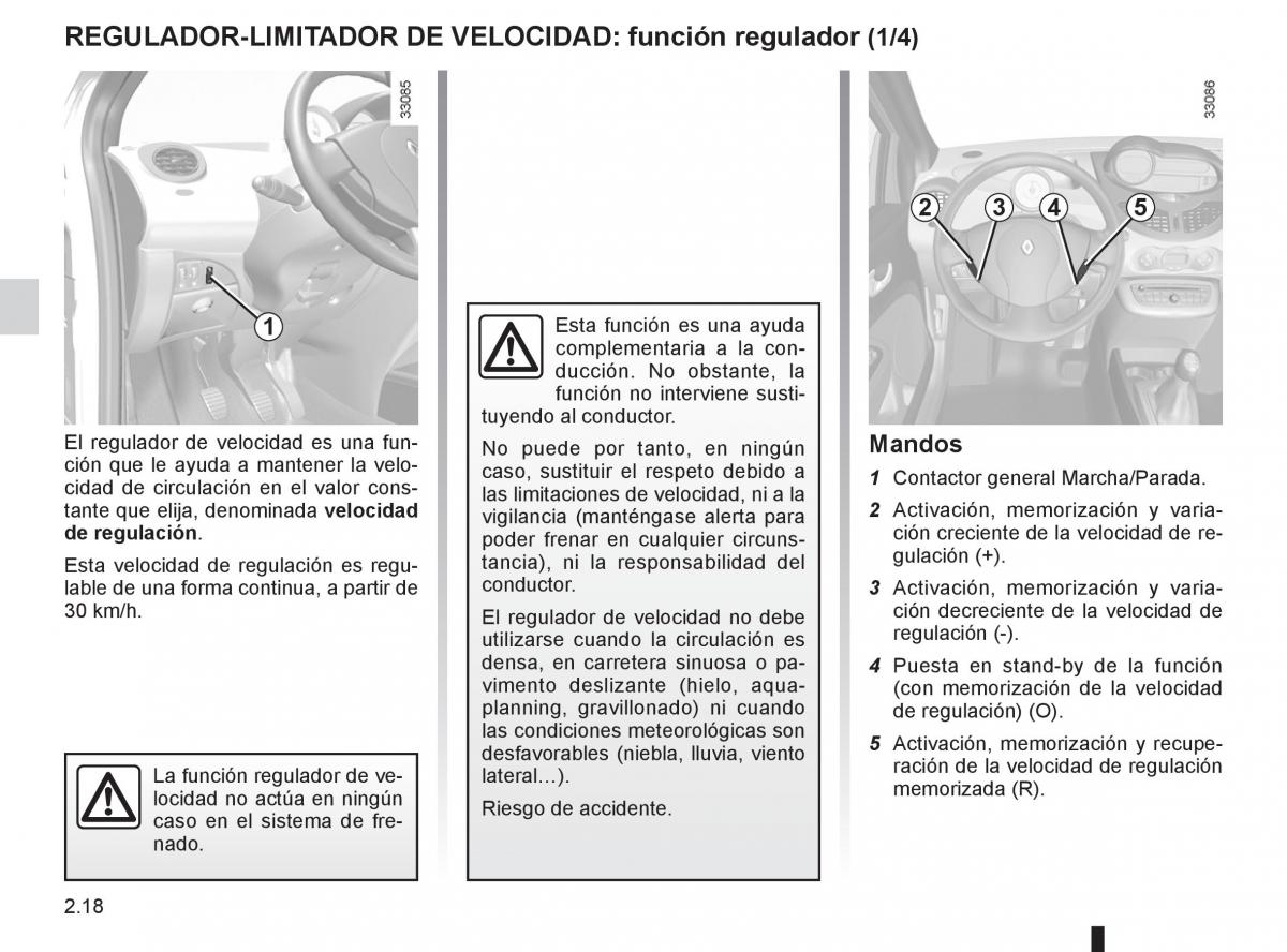 Renault Twingo II 2 manual del propietario / page 90