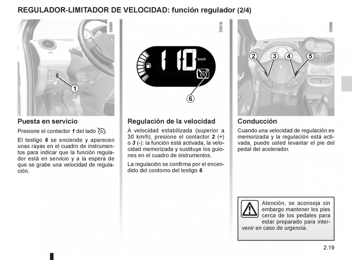 Renault Twingo II 2 manual del propietario / page 91