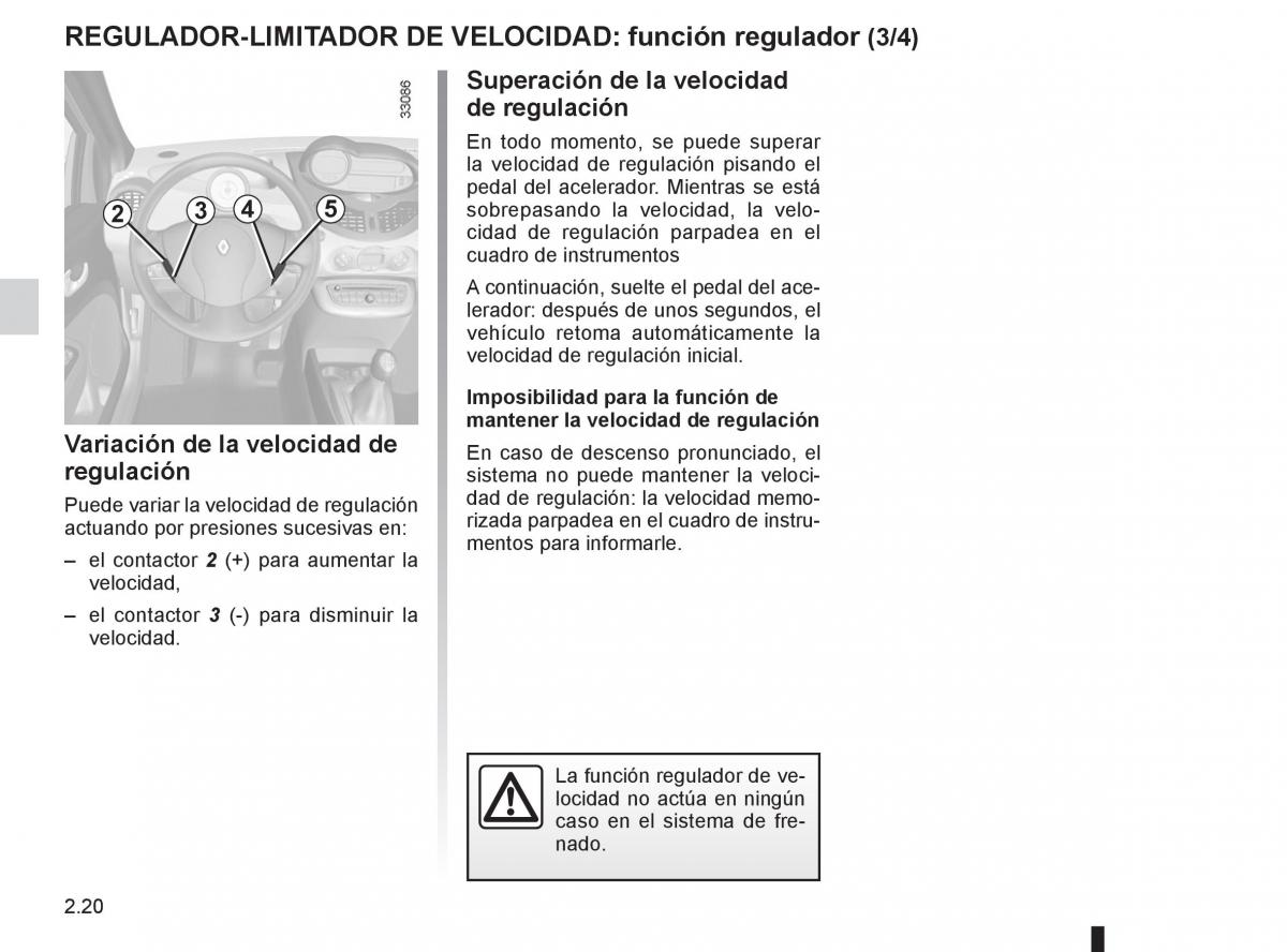 Renault Twingo II 2 manual del propietario / page 92