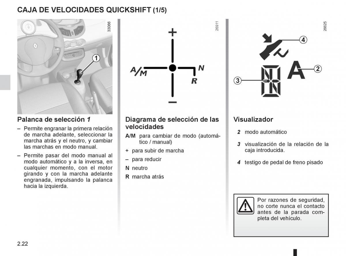 Renault Twingo II 2 manual del propietario / page 94