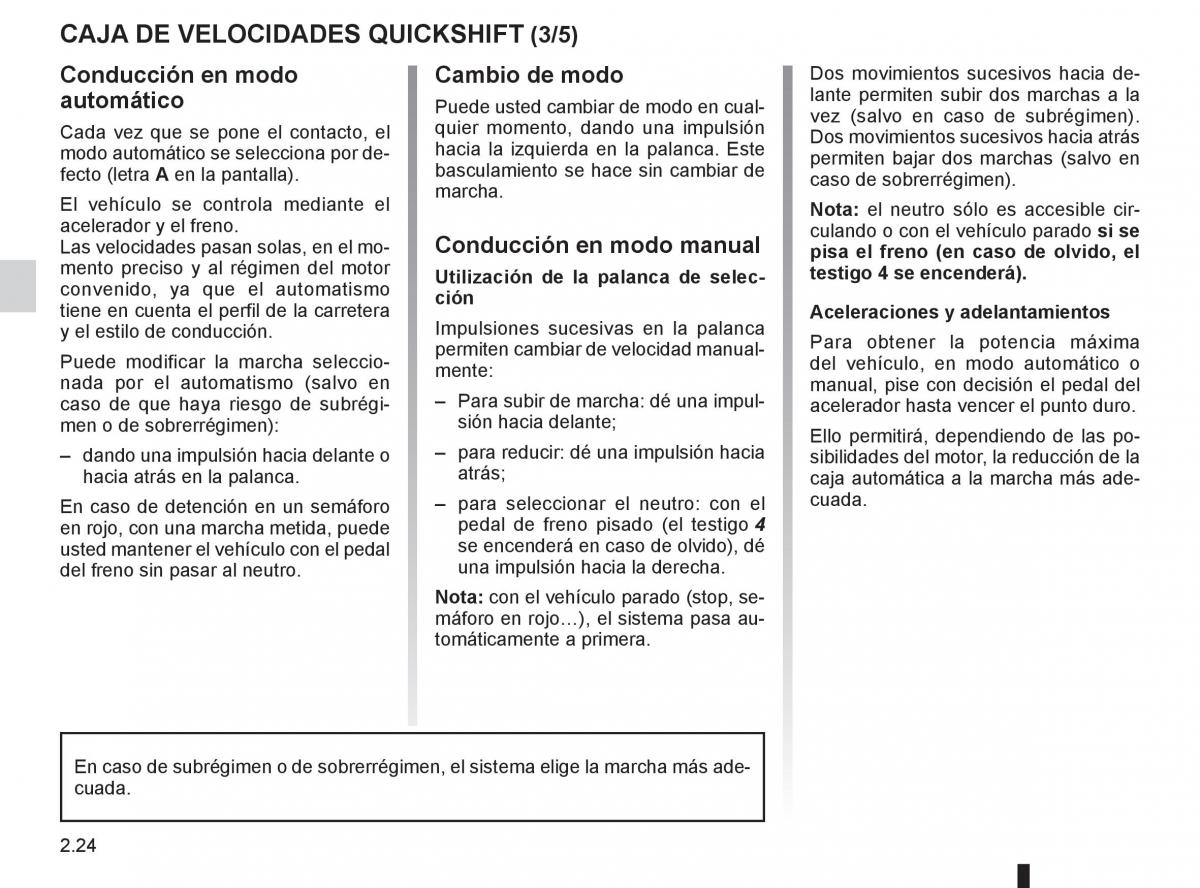 Renault Twingo II 2 manual del propietario / page 96