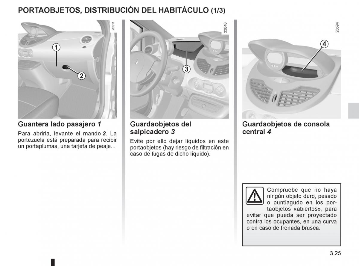 Renault Twingo II 2 manual del propietario / page 123