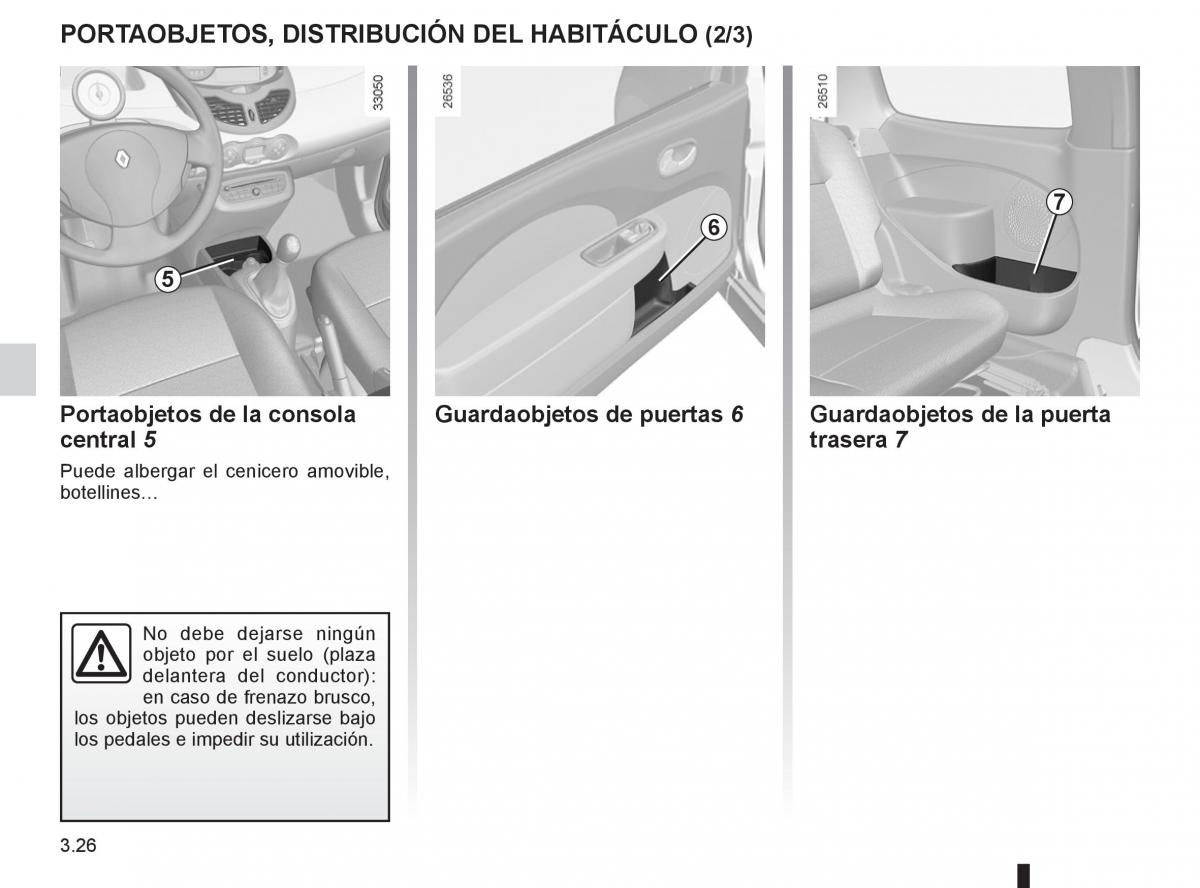 Renault Twingo II 2 manual del propietario / page 124